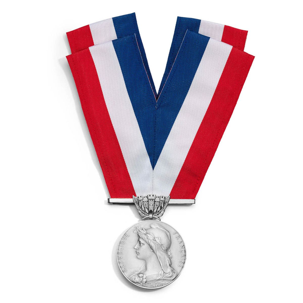 collier tricolore adjoint pour cérémonie