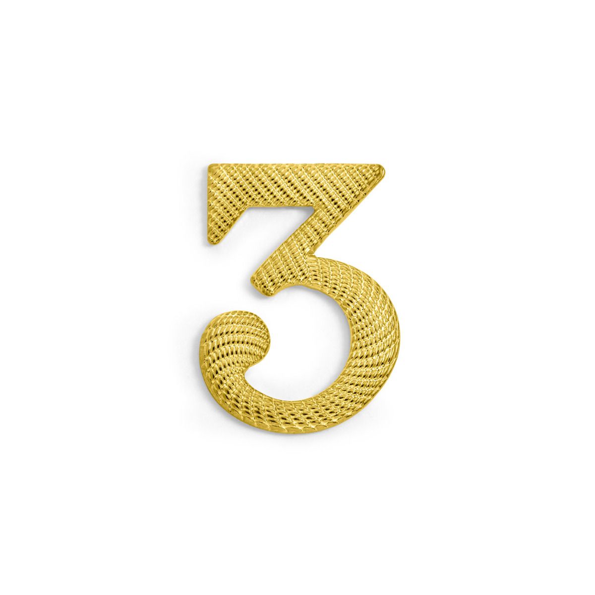 emblème faluche étudiant chiffre 3 grand modèle