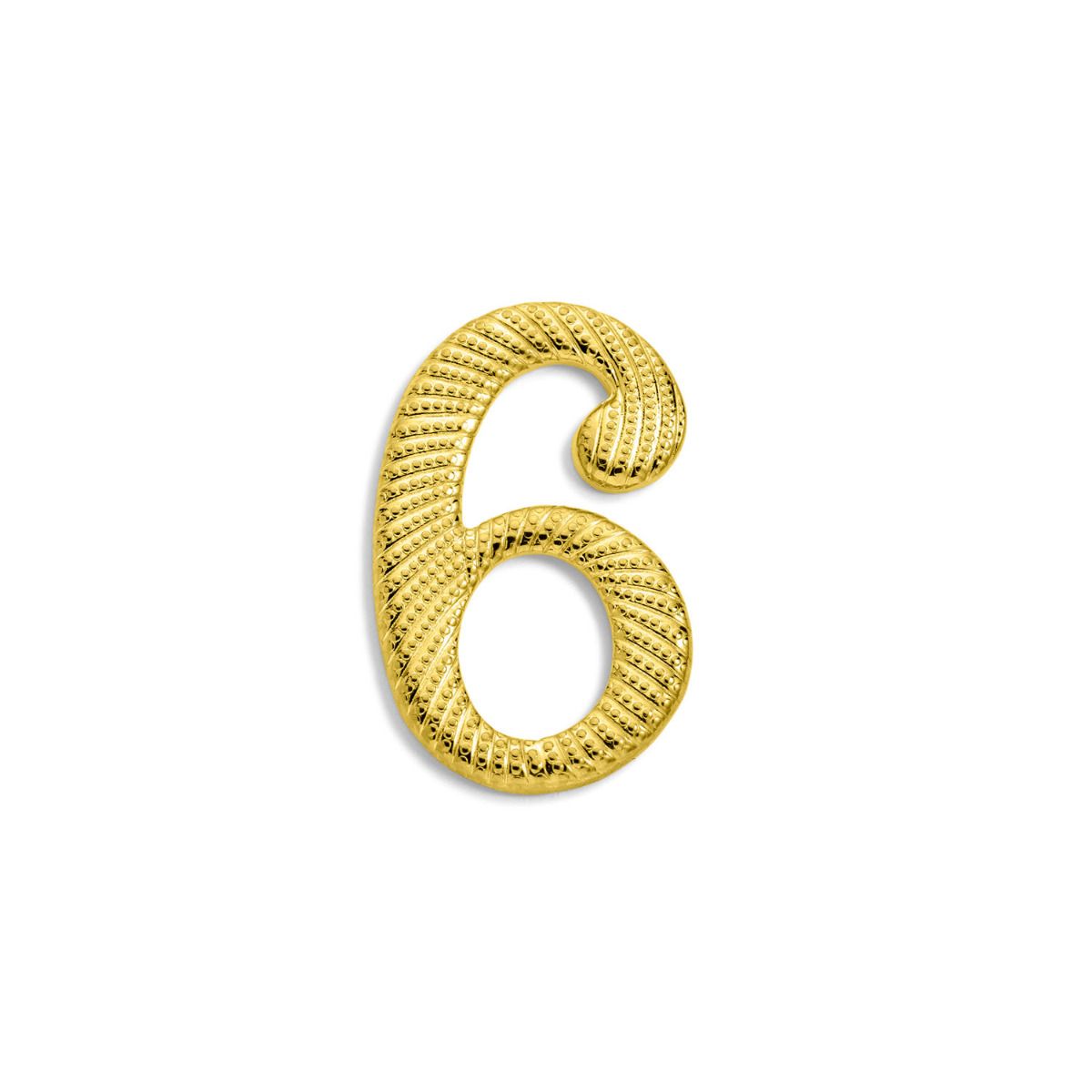 emblème faluche étudiant chiffre 6 grand modèle