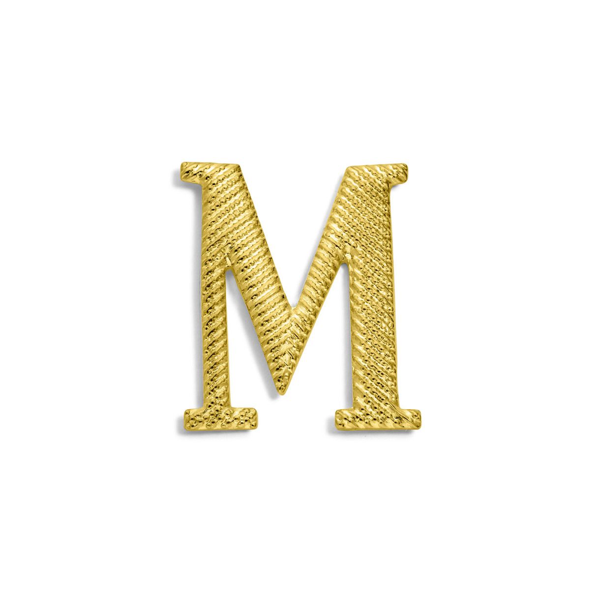 emblème faluche étudiant lettre M grand modèle