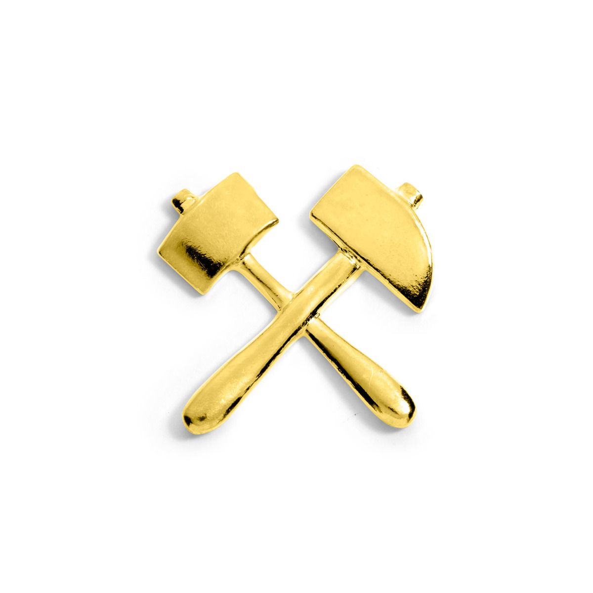 emblème faluche étudiant marteau et maillet