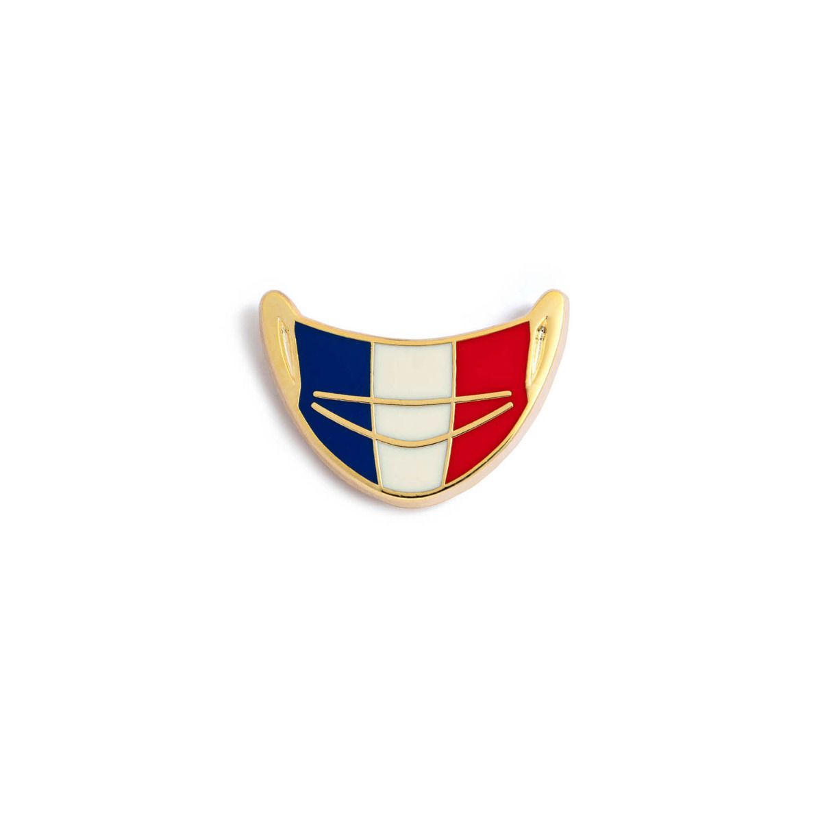 Insigne pin's Masque Bleu/Blanc/Rouge