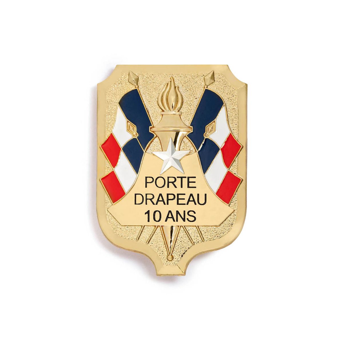insigne porte drapeau 10 ans