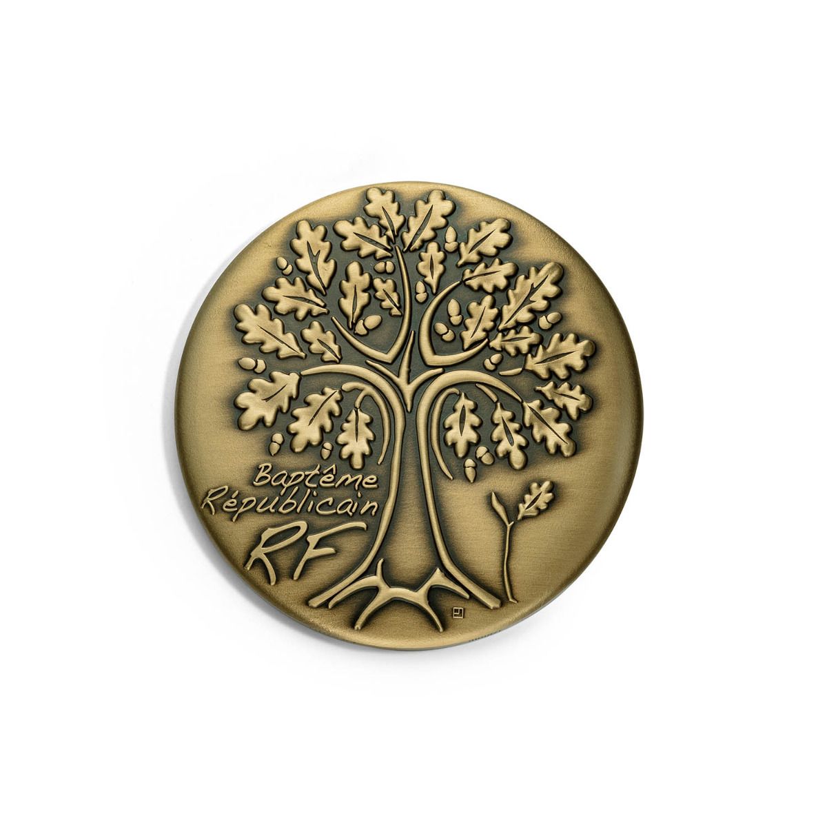 Médaille Baptême Républicain bronze - 65 mm