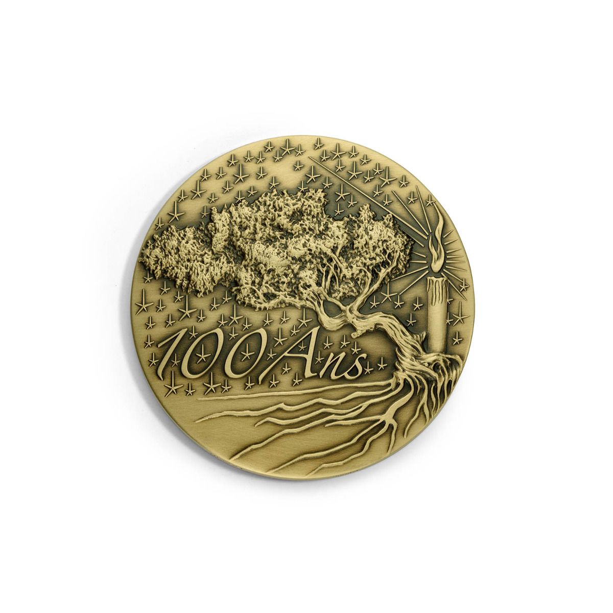 Médaille Centenaire en bronze - 65 mm