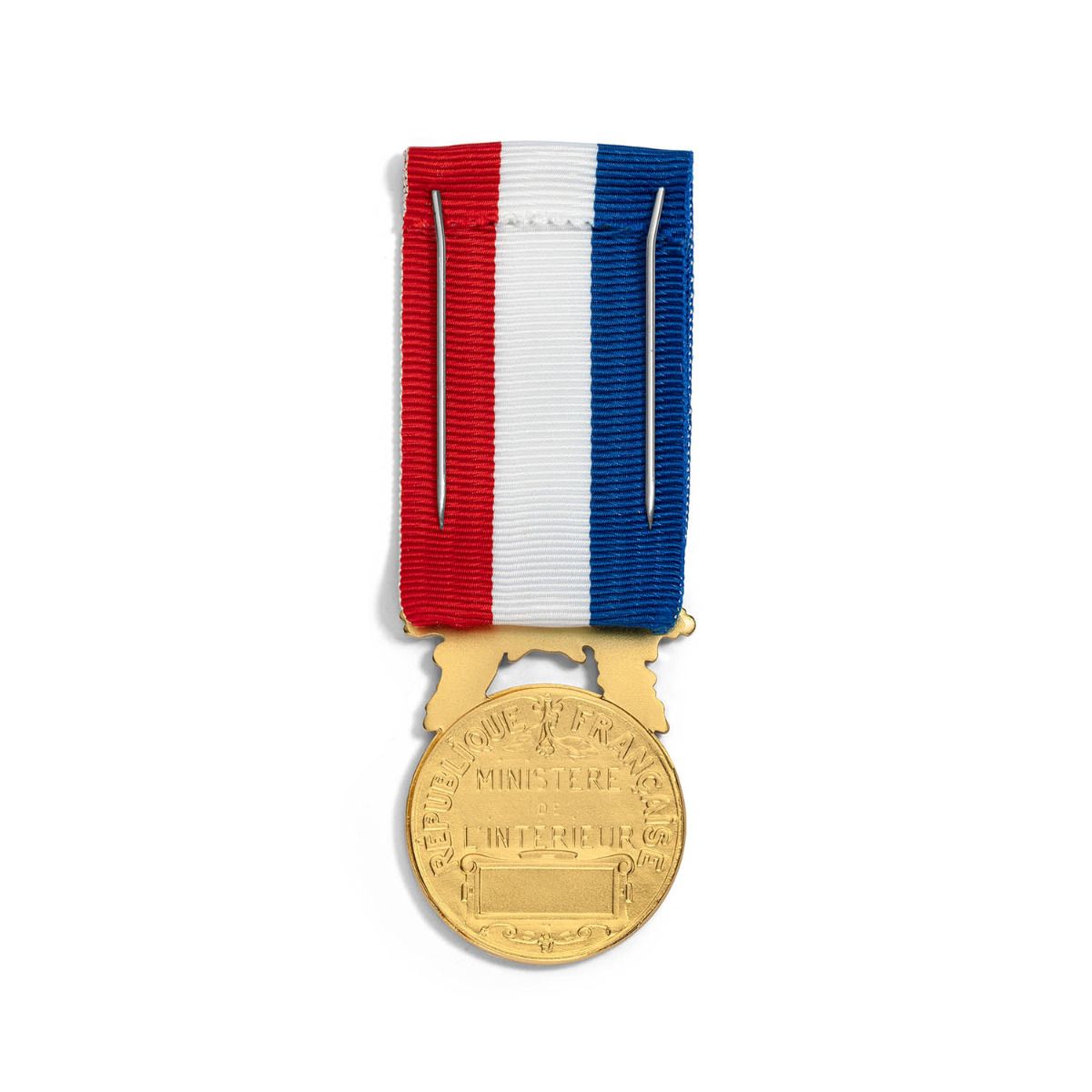 Médaille Courage et Dévouement - Echelon Vermeil en bronze doré revers