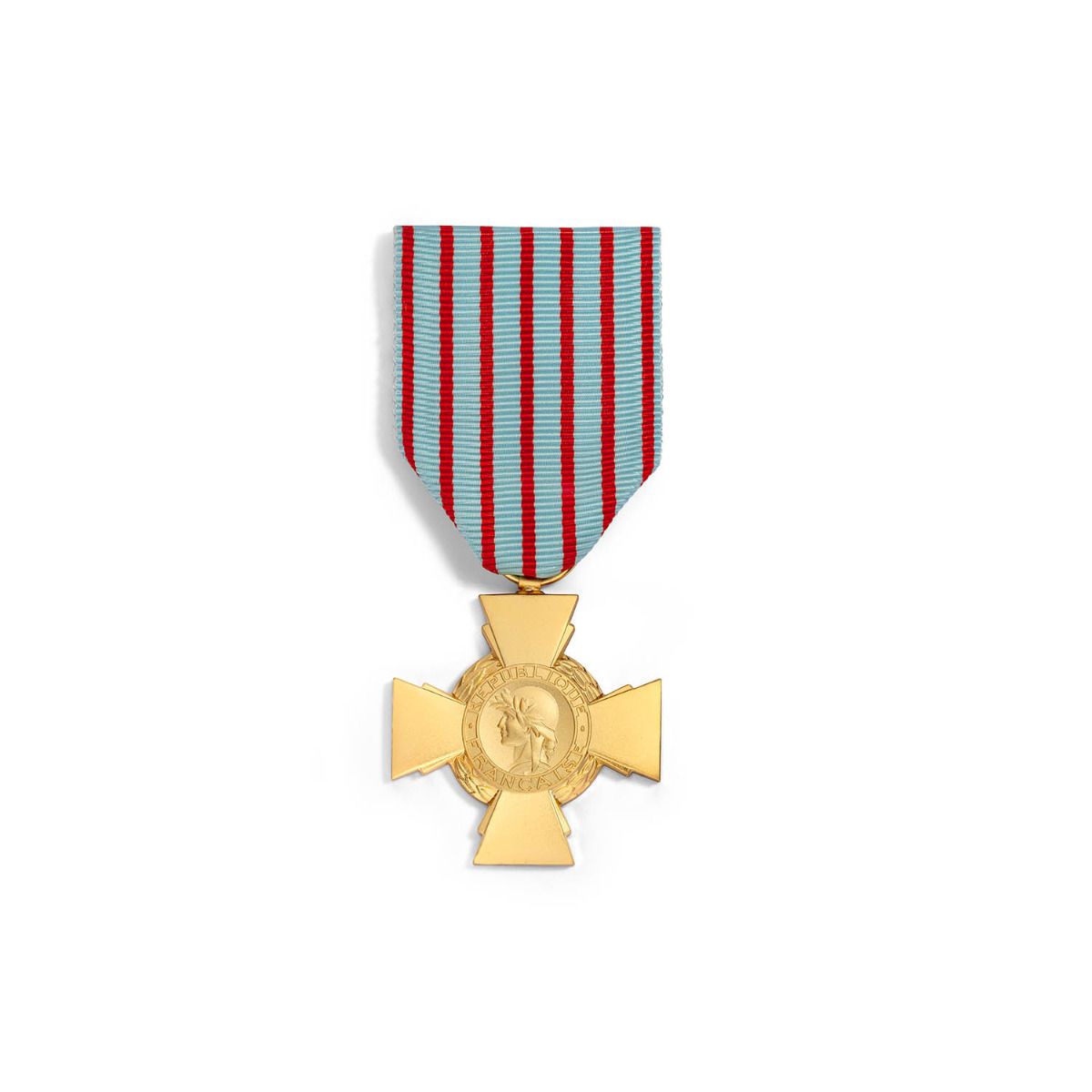 Croix du Combattant en Bronze estampé face