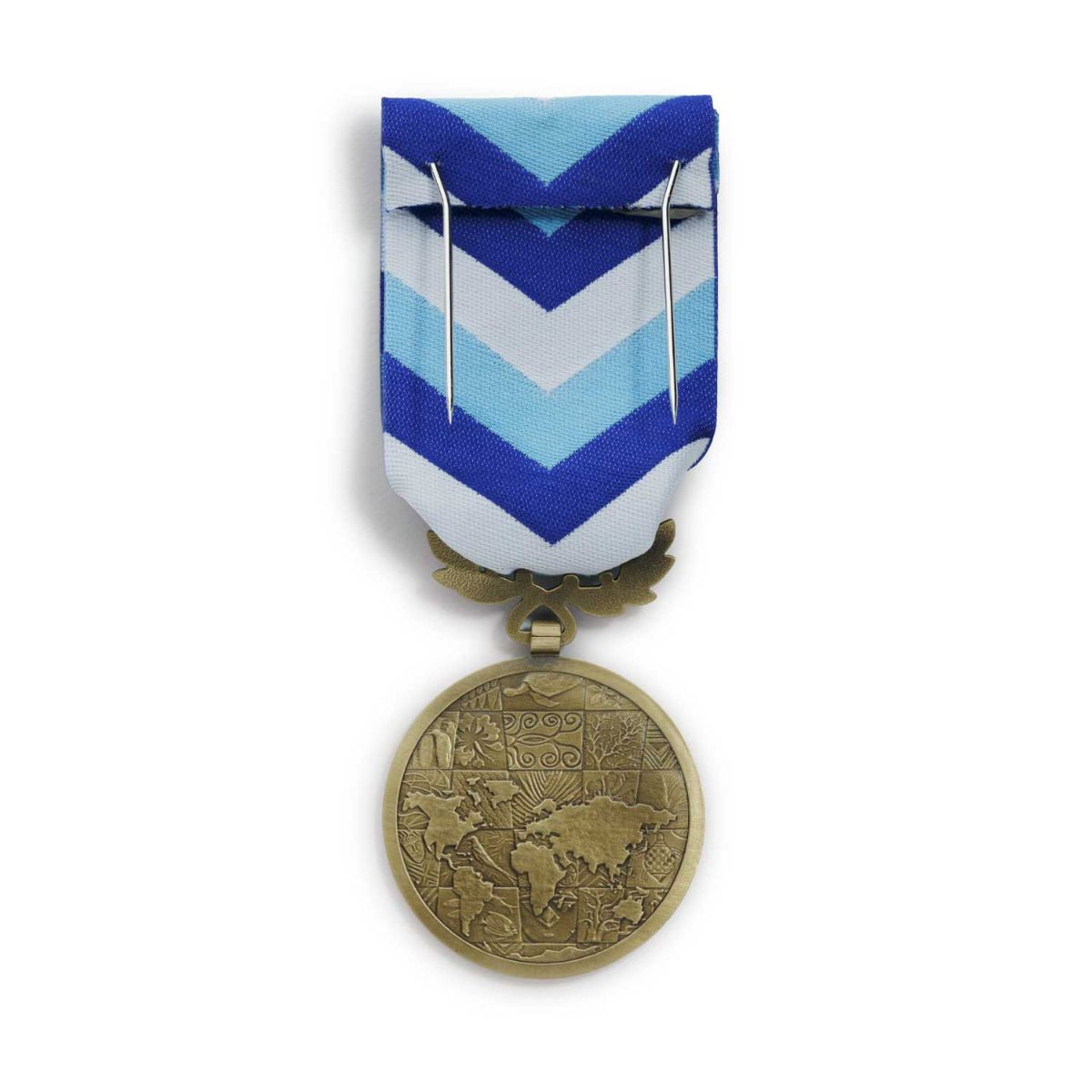 Médaille d'honneur de l'Engagement ultramarin - échelon bronze - bronze patiné revers