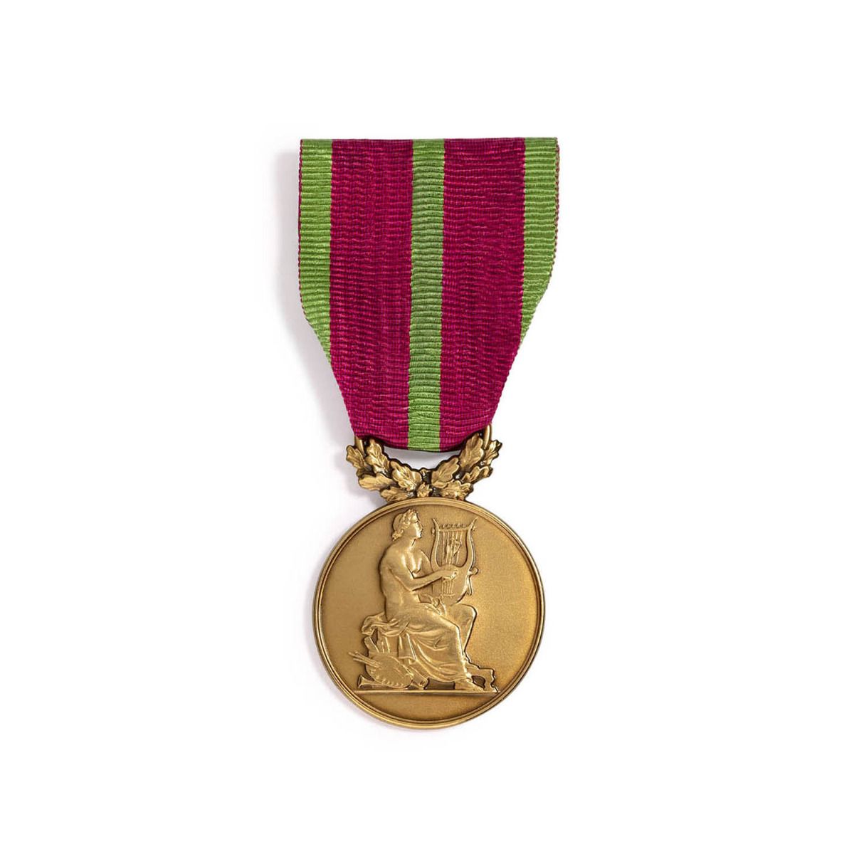 Médaille d'honneur des sociétés Musicales et Chorales en Bronze patiné face
