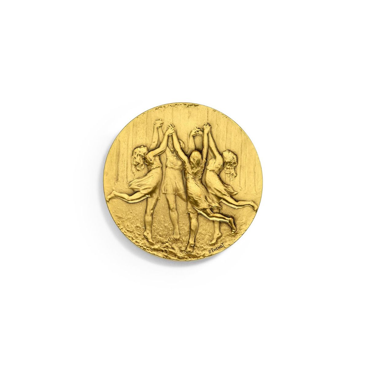 médaille danse de Thénot en bronze