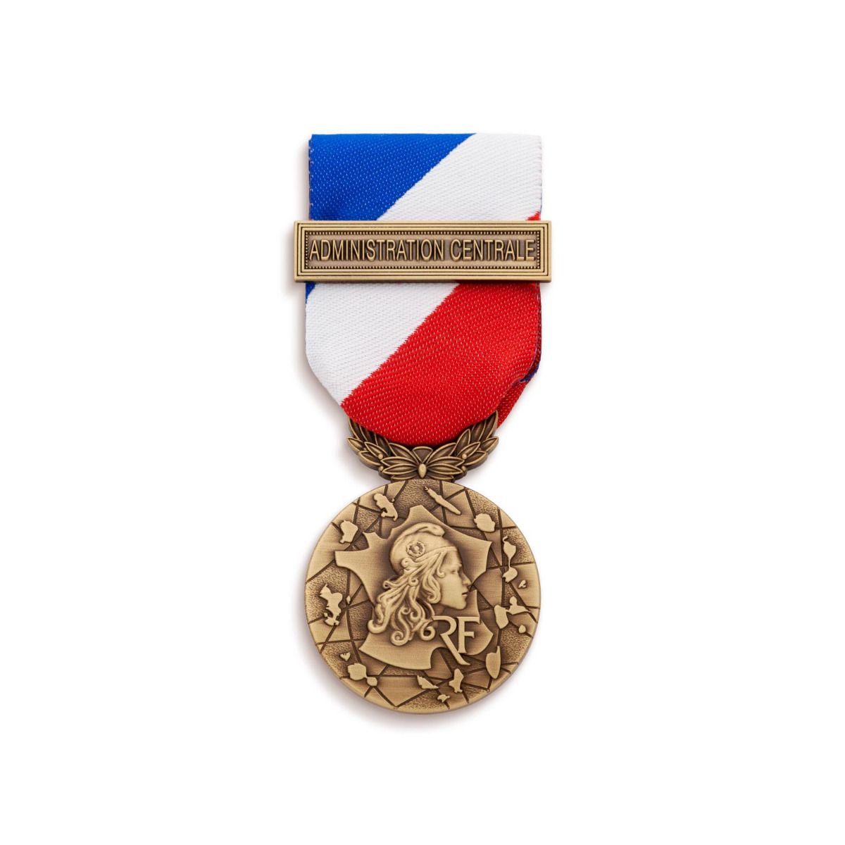 Médaille de l'Administration Territoriale - échelon bronze - bronze patiné face