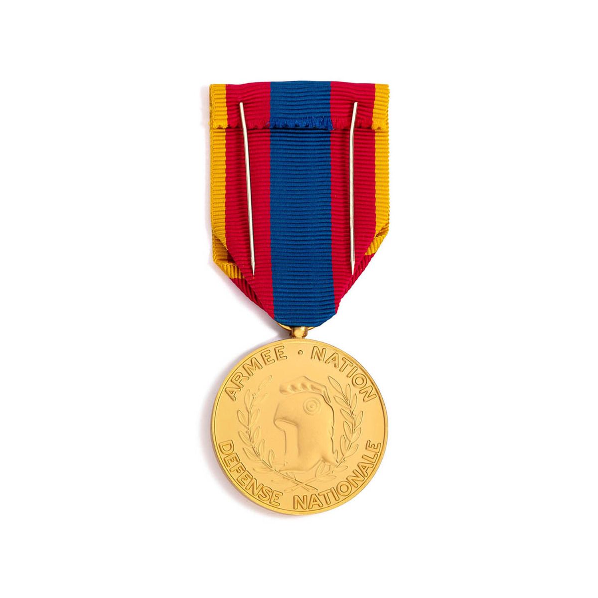 Médaille Défense Nationale - Échelon Or en Bronze doré revers