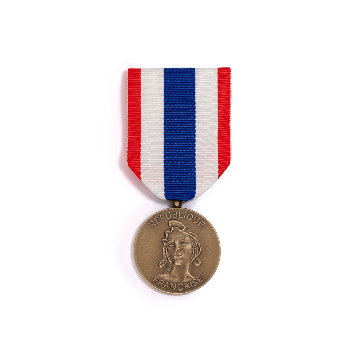 Médaille de la Protection Militaire du Territoire en Bronze estampé face