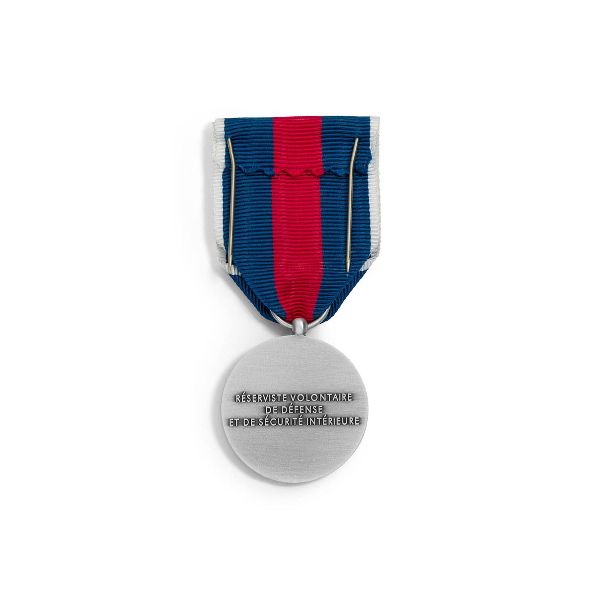 Médaille des Réservistes Volontaires – Echelon Argent en bronze argenté revers