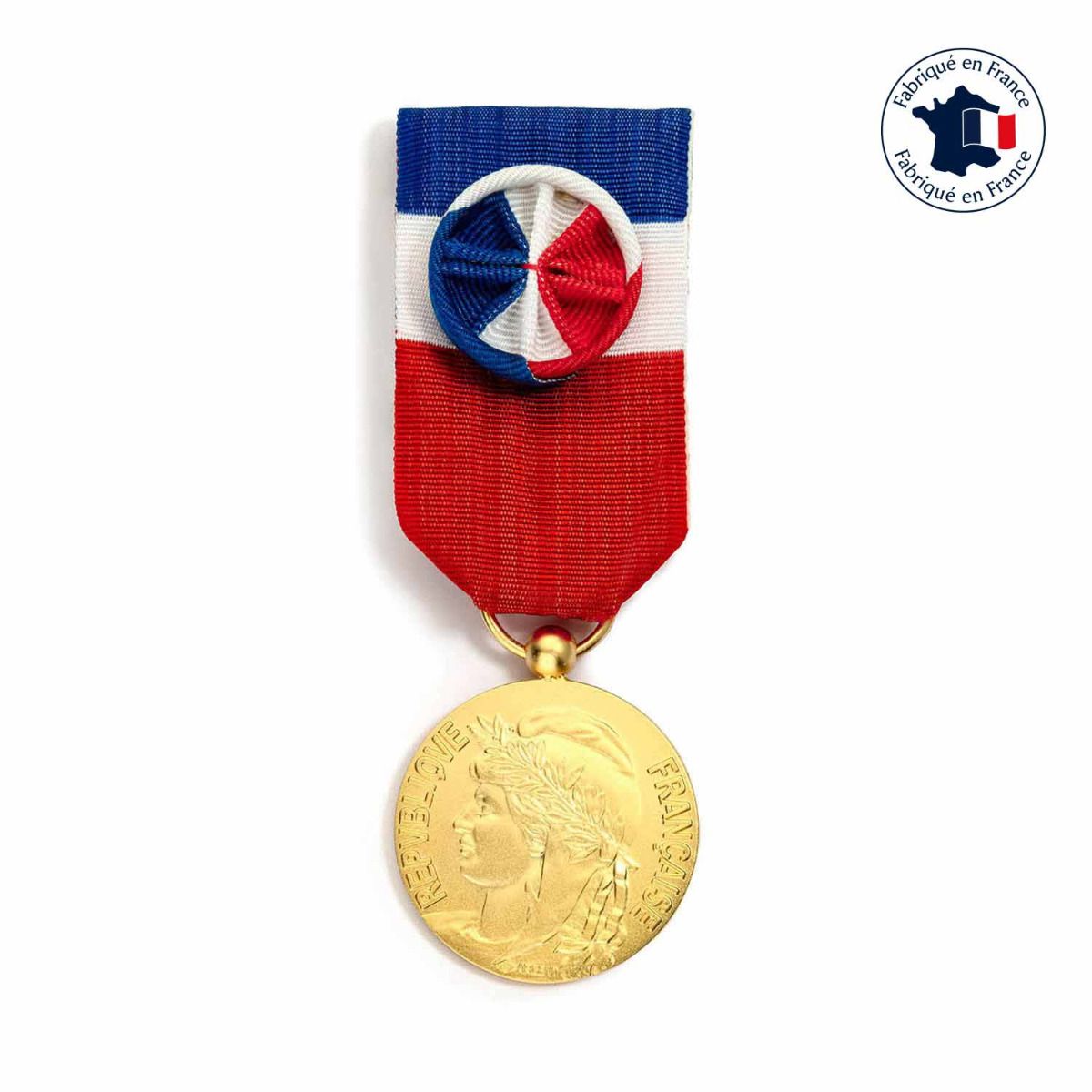 médaille du travail 30 ans en argent fabriquée en France