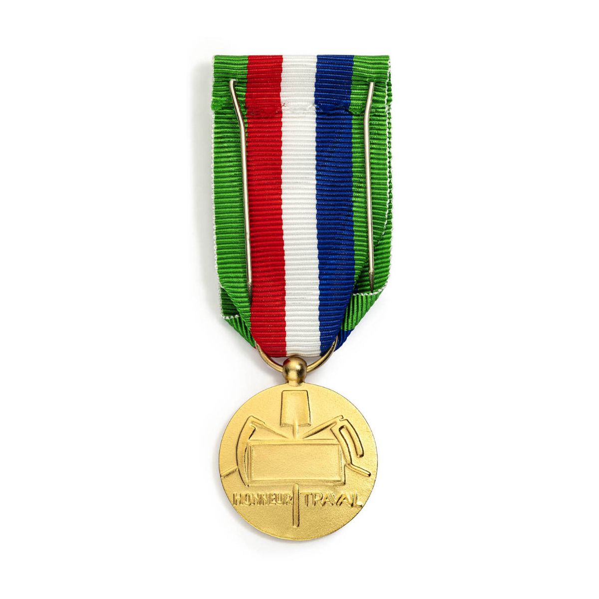 Médaille du Travail Agricole 30 ans - Échelon Vermeil en argent doré revers