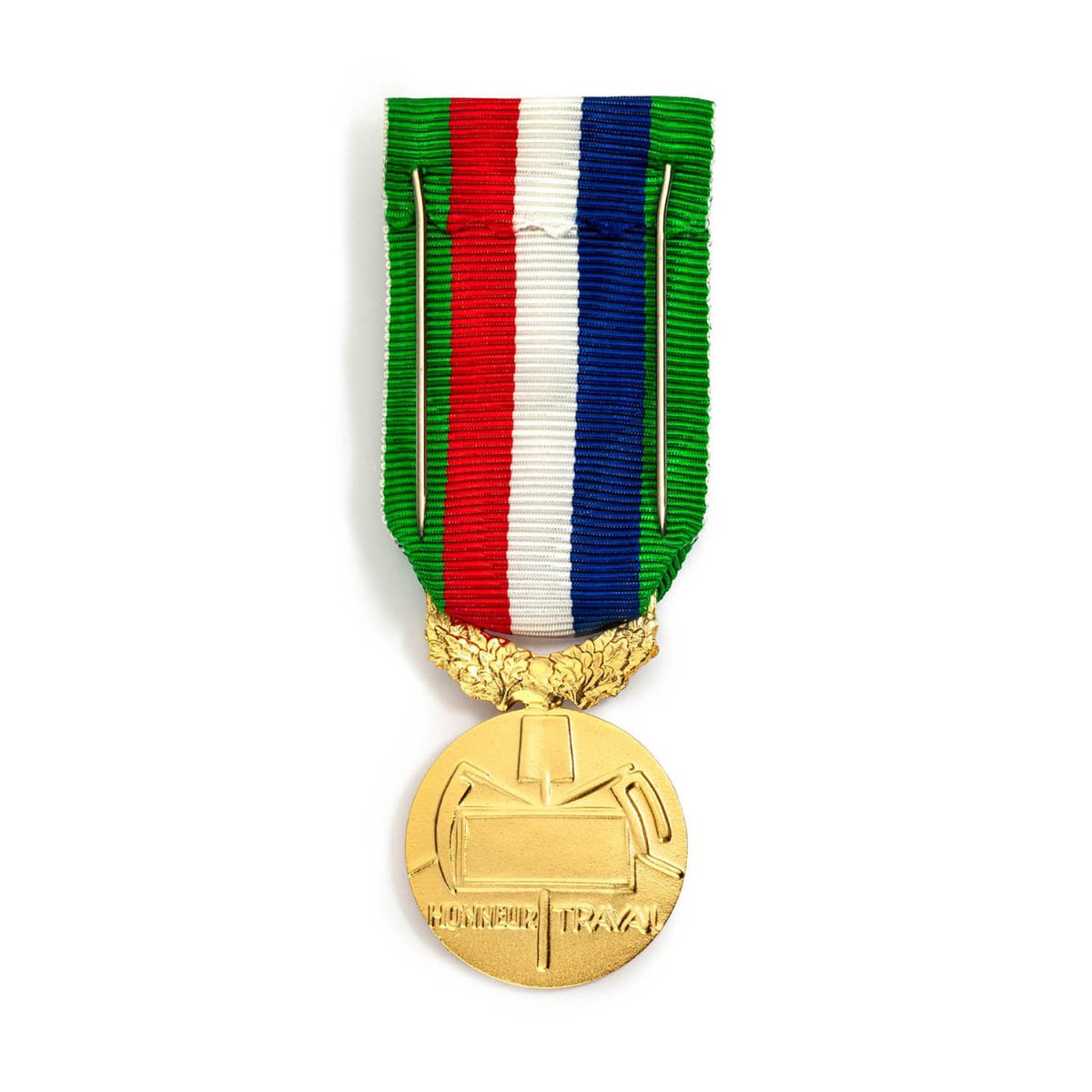 Médaille du Travail Agricole 35 ans - Échelon Or en argent doré revers