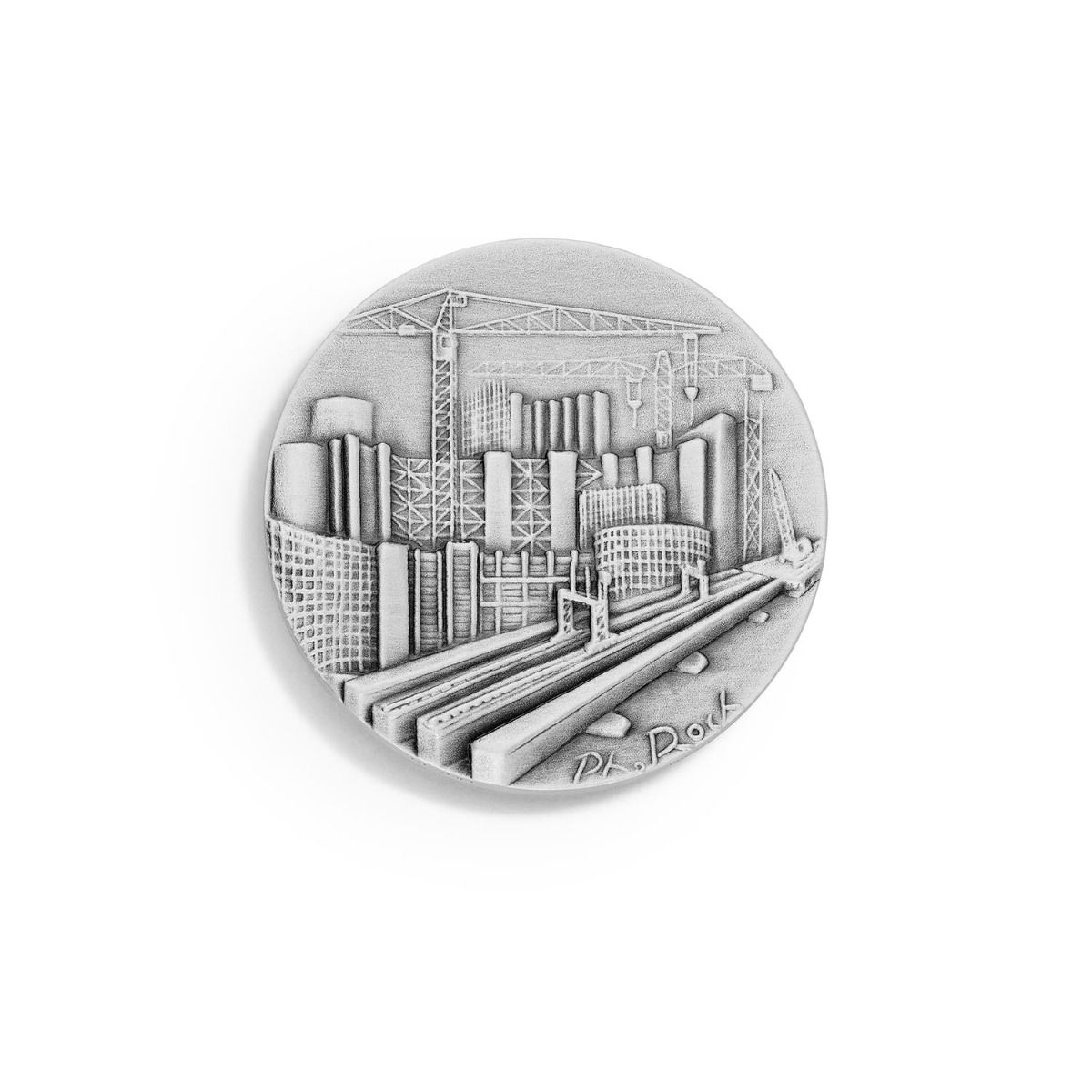 médailles les grands travaux en bronze argenté