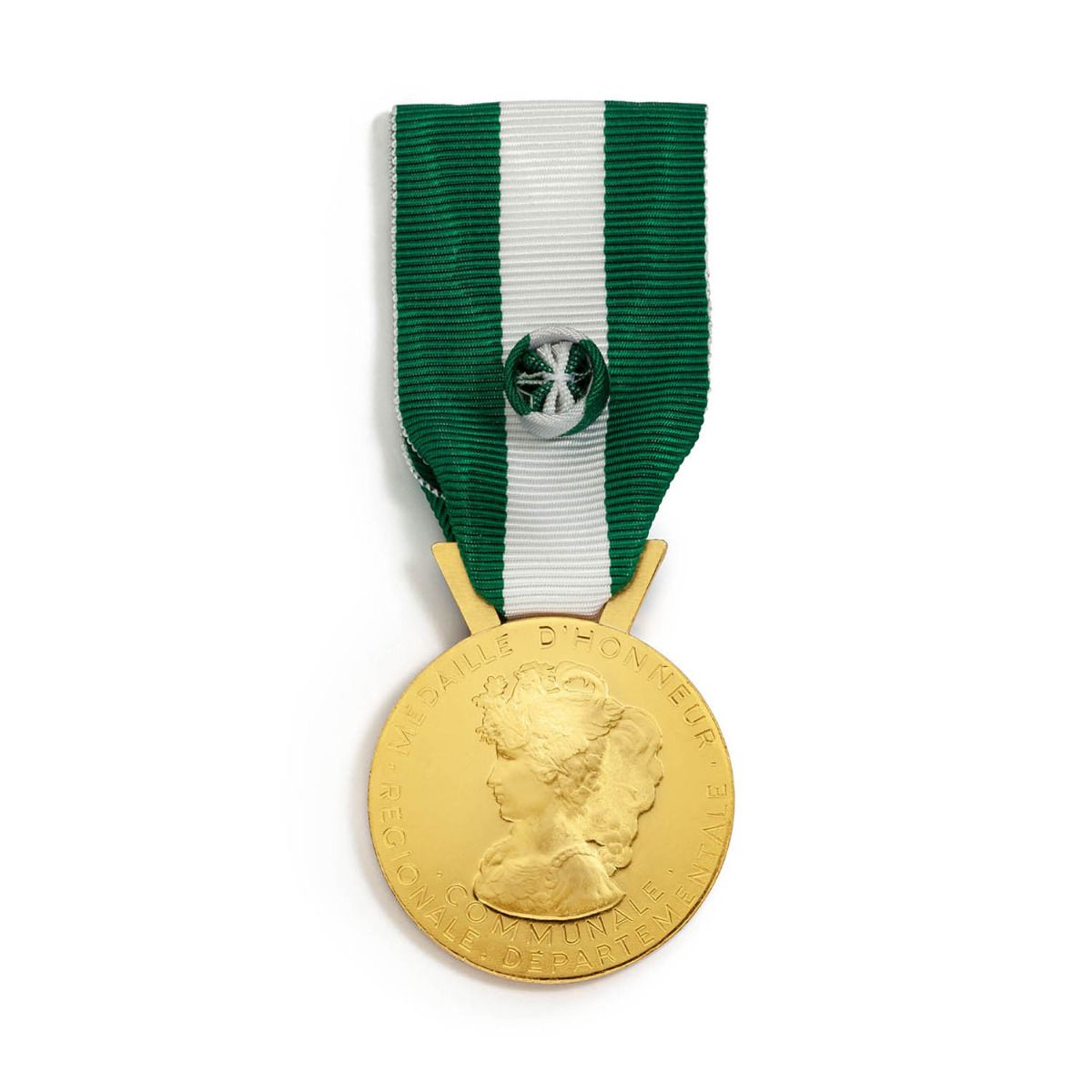 Médaille d'Honneur Régionale Départementale et Communale 35 ans - Échelon Or en argent doré face