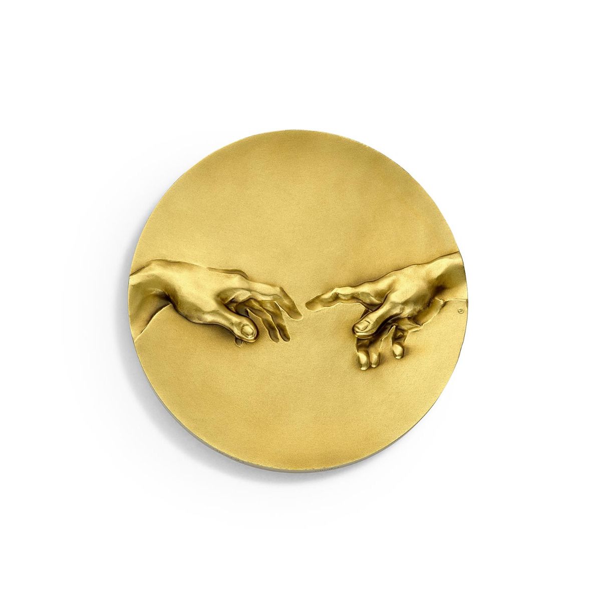 médaille la Création d'Adam en bronze
