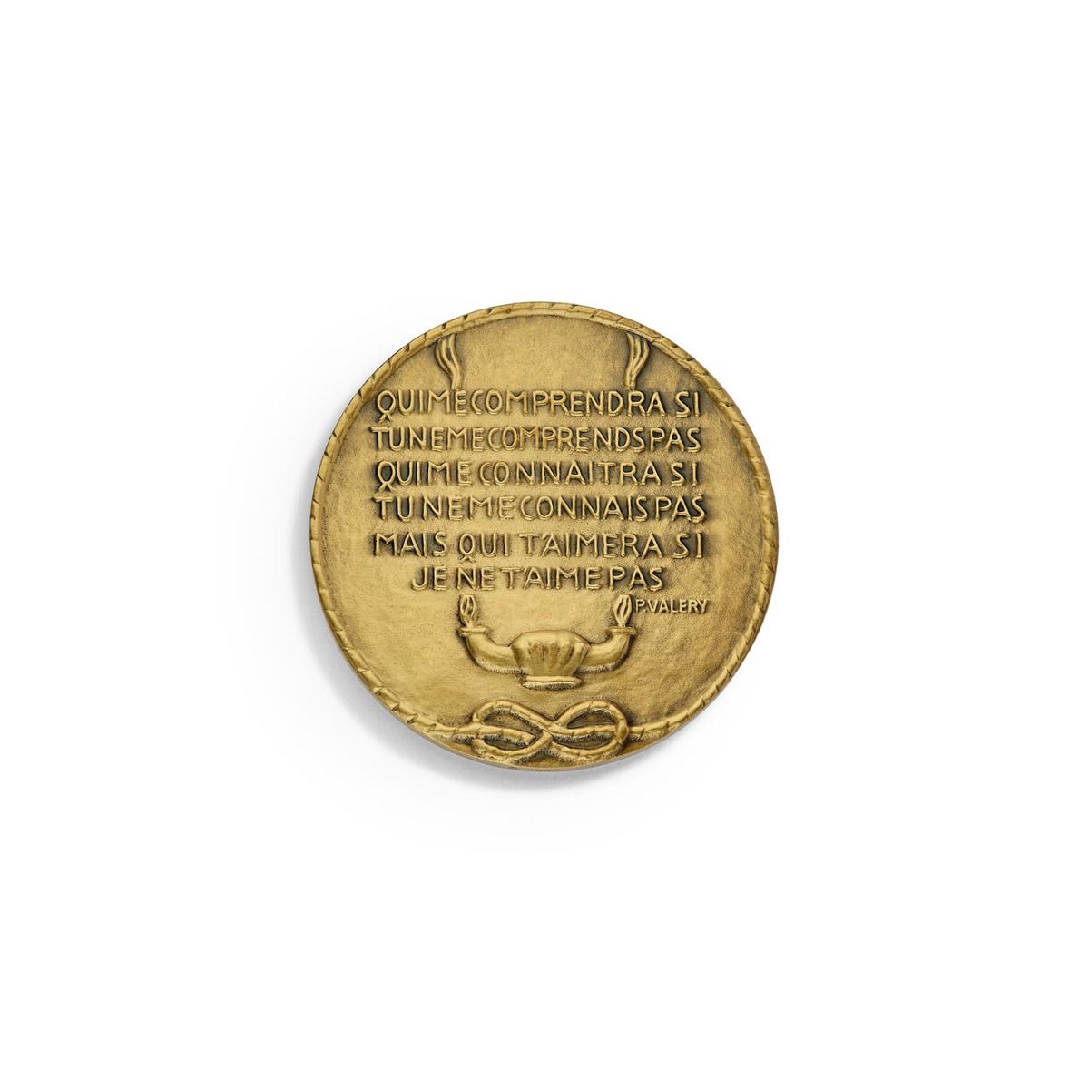 médaille la déclaration de Muller en bronze