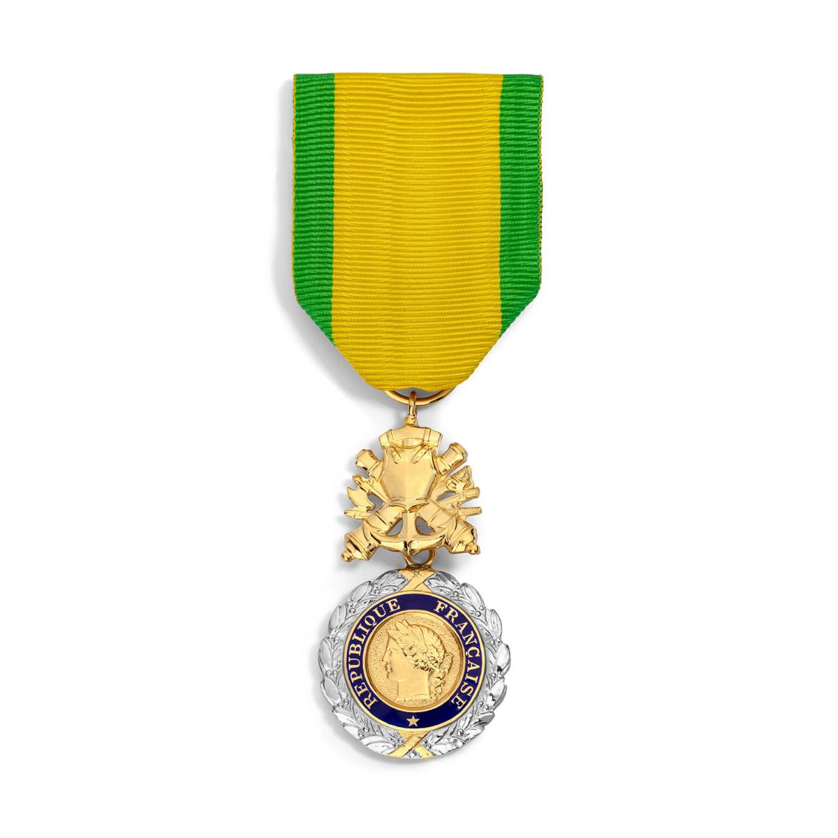 Médaille Militaire en Argent doré face