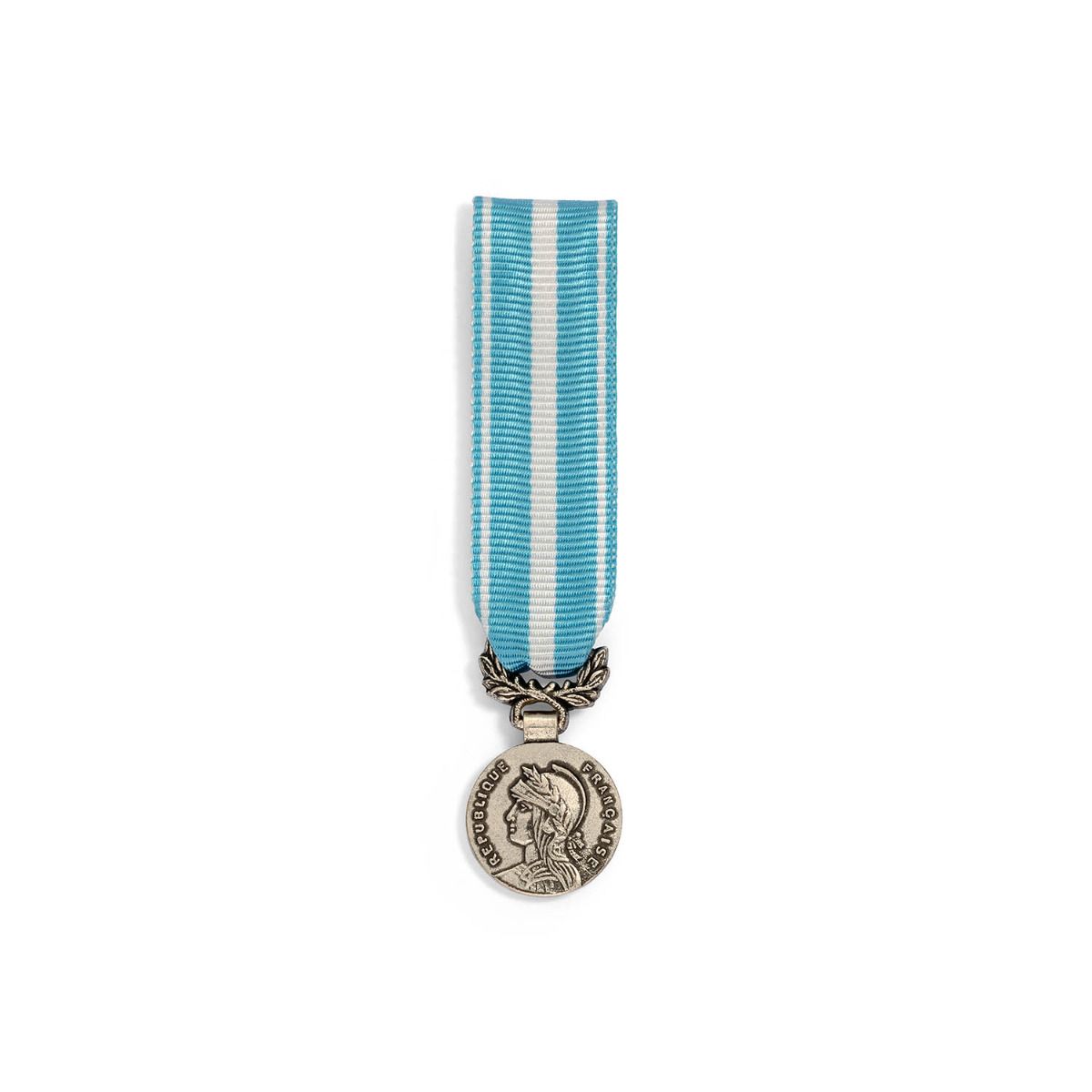 Miniature Médaille Outre-Mer en Bronze argenté