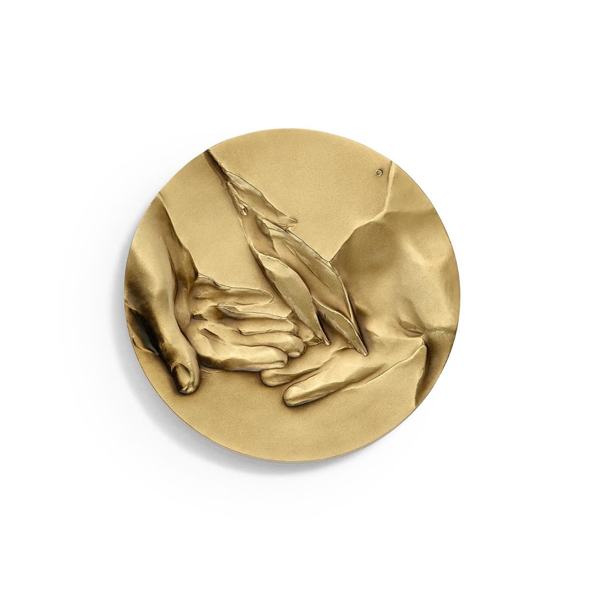 médaille nature en bronze