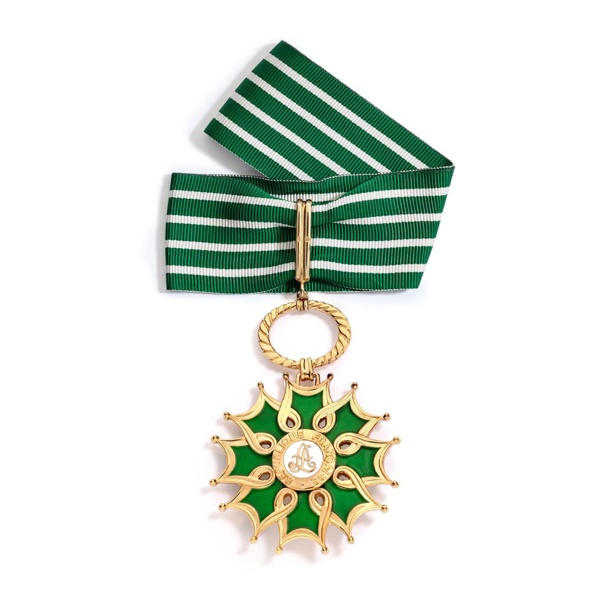 Médaille des Arts et Lettres pour Commandeur en Argent doré face
