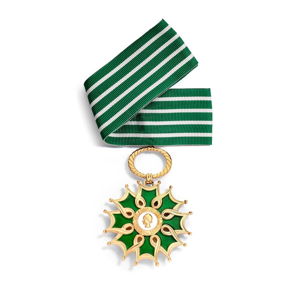 Médaille des Arts et Lettres pour Commandeur en Argent doré revers