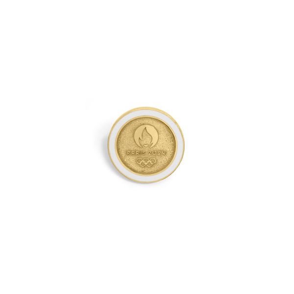 Pin's JO 2024 Premium doré bleu