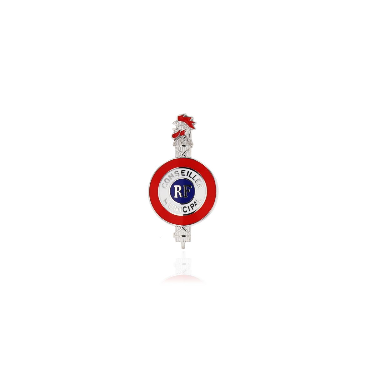 Broche Tête de Coq - Conseiller Municipal