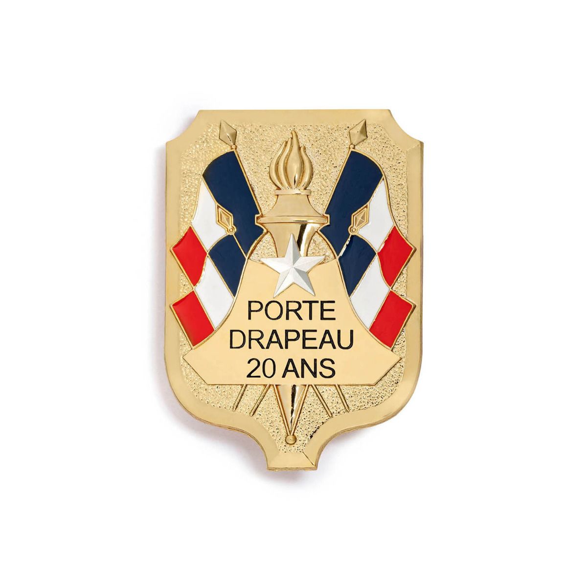 insigne porte drapeau 20 ans