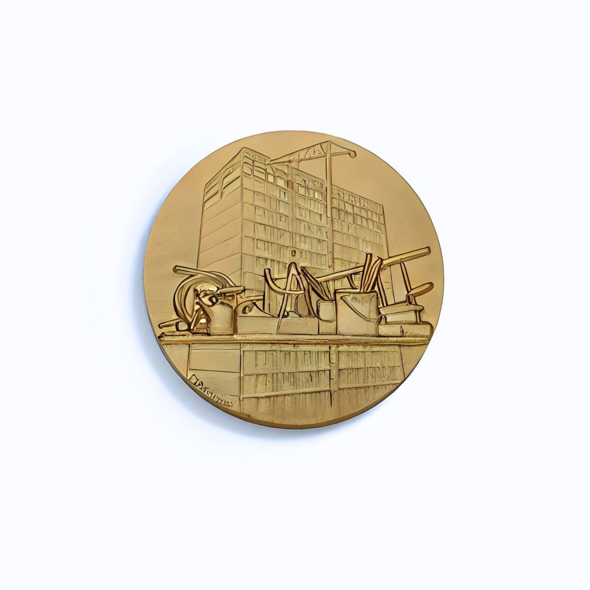 médaille Bâtiment en bronze