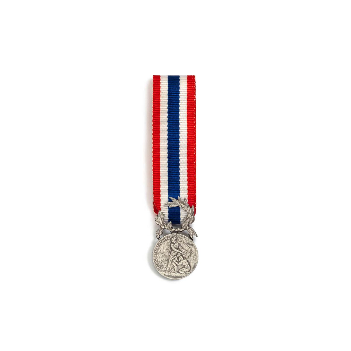 Miniature de la Police - Echelon Argent en Argent massif