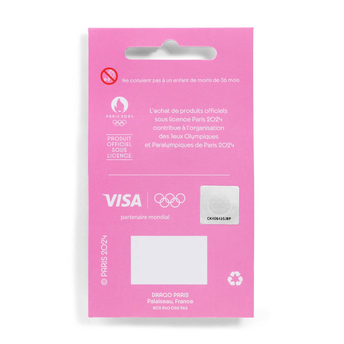 Pin's JO 2024 - Indoor Handball revers