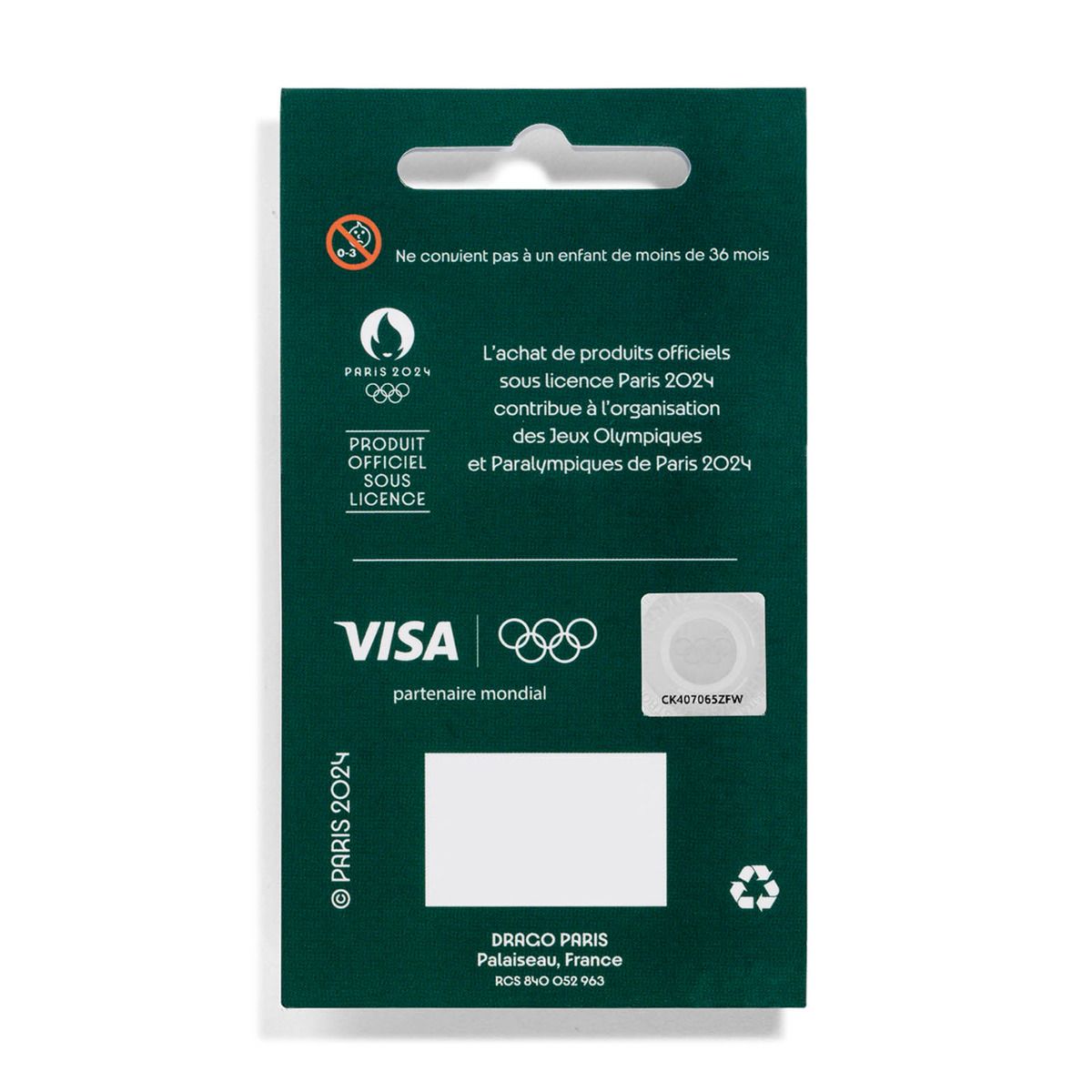 Pin's JO 2024 - Outdoor Cyclisme revers