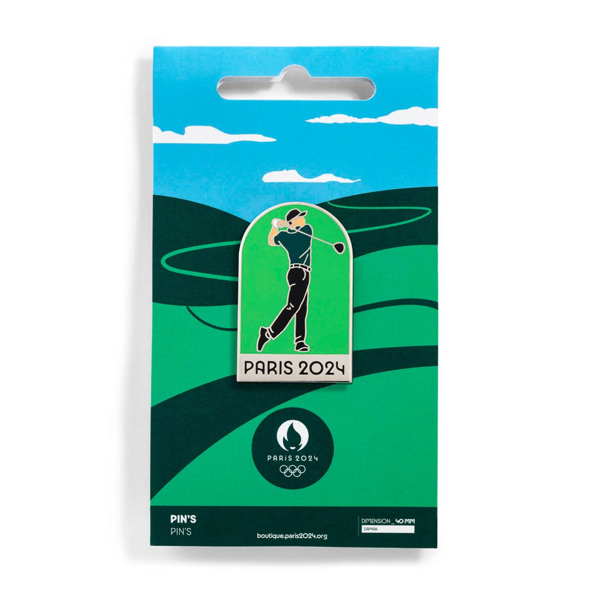 Pin's JO 2024 - Outdoor Golf face
