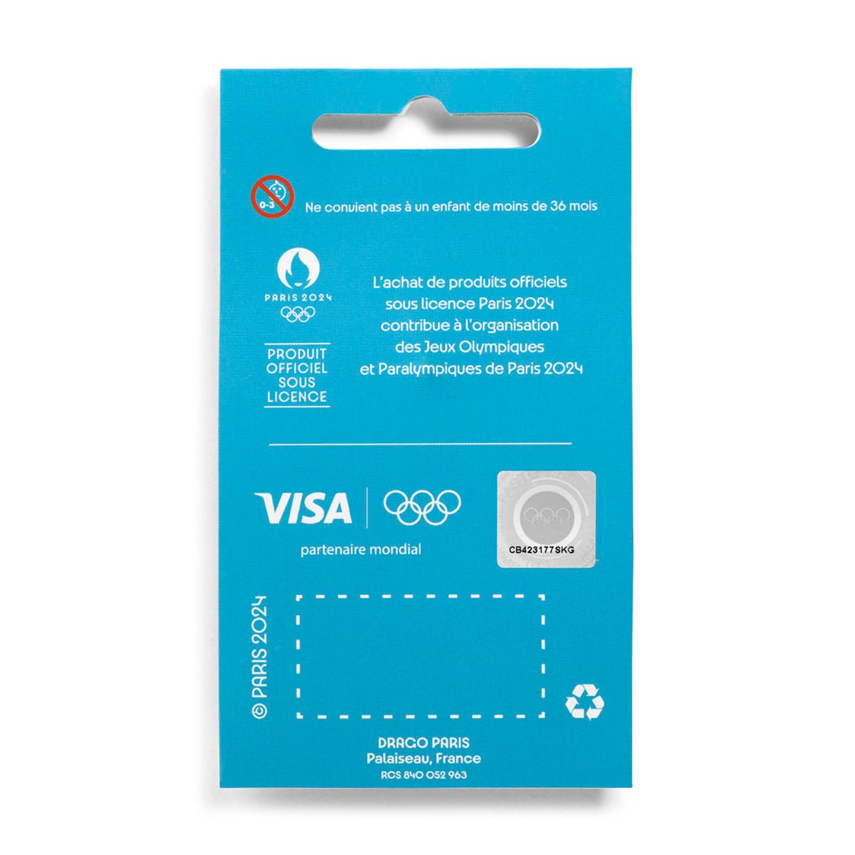 Pin's JO 2024 - Piscine Water Polo revers