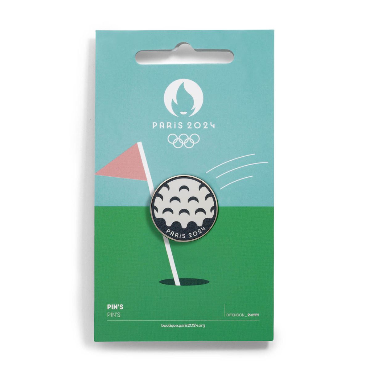 Pin's JO 2025 Terrains de jeux Golf