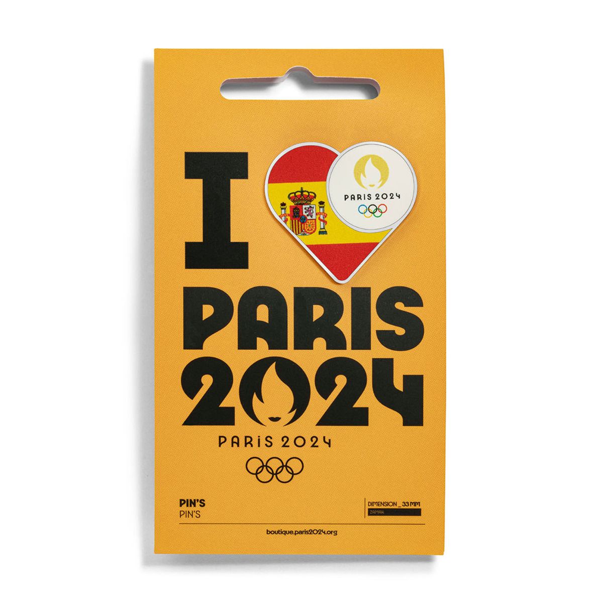 Pin's JO 2024 - Drapeau Espagne