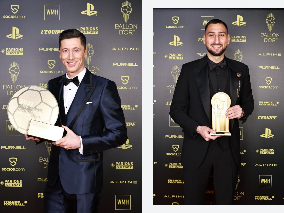 trophées ballon d'or et yachine