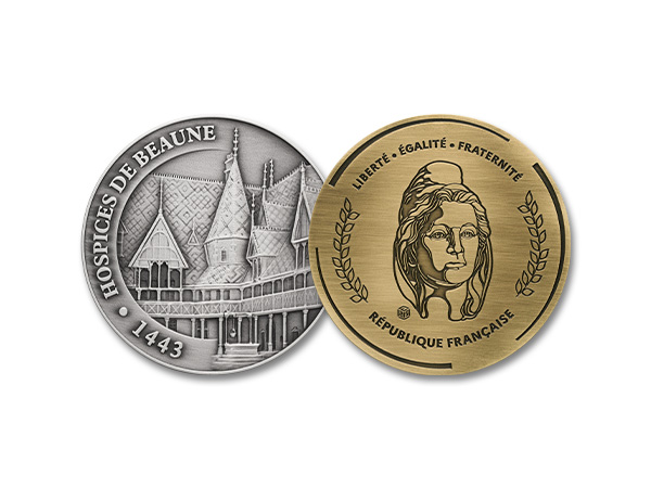 médailles estampées sur-mesure