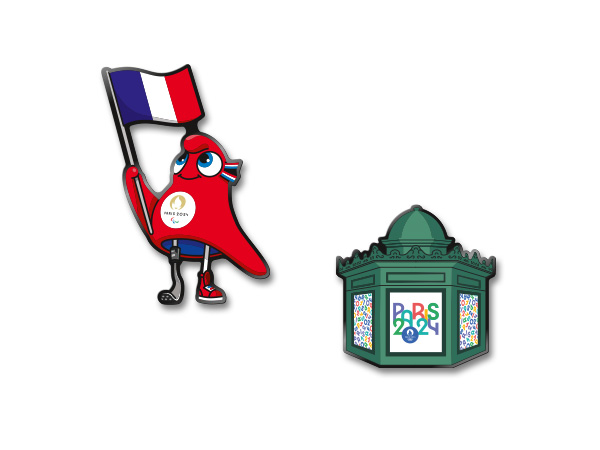 pin's mascotte Paris 2024
